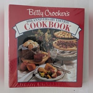 Vintage Betty Crocker 40th Anniversary Edition 5 Ring Spiral. New With Wrapping.